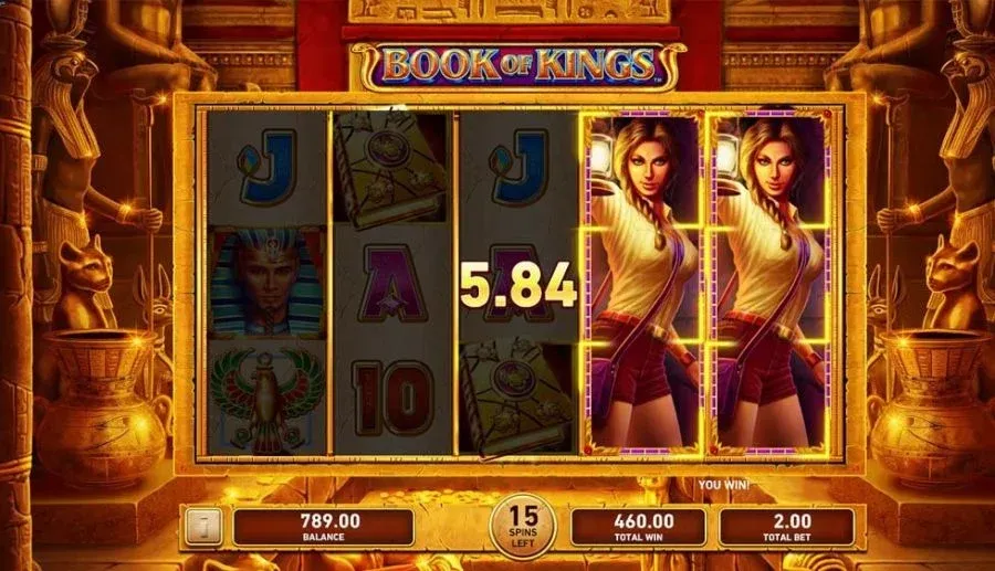 Book of Kings — banner principal en OceanSpin Casino