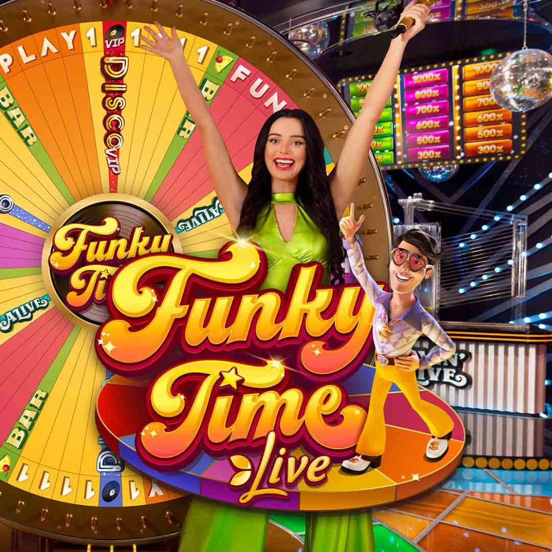 Funky Time game show en OceanSpin Casino